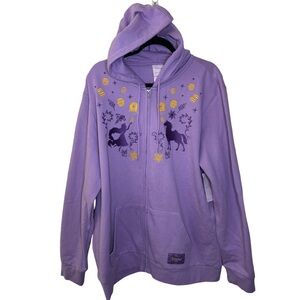 Disney Boxlunch Tangled Rapunzel Lanterns Zip Hoodie 2X